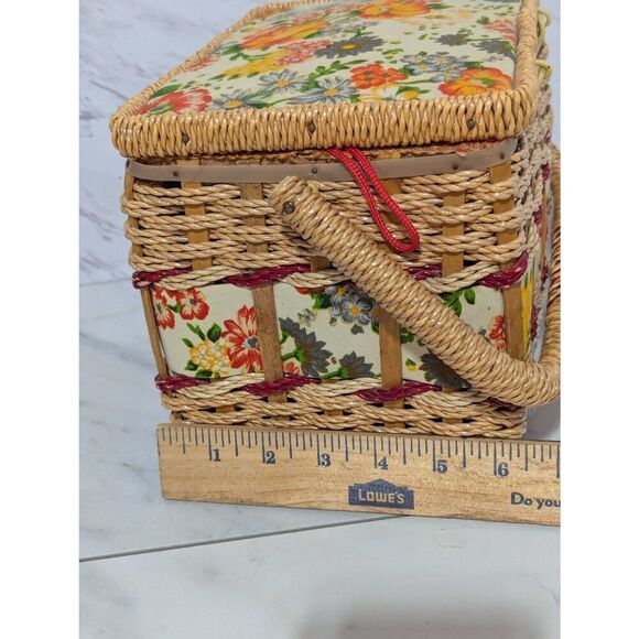 Vintage 60's Sewing Basket Booklet Denim Patches & 1lb. Vintage Buttons - Picture 8 of 12